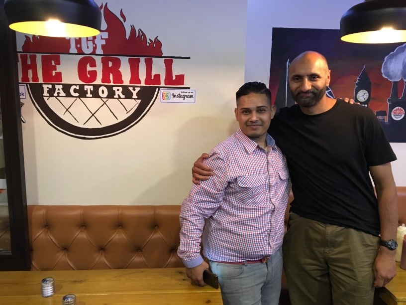 Babar Ahmad at The Grill Factory, London, UK, 20 August 2017